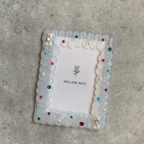 ★HANA MOMOKA ホログラムトレカ　リップケース銀テ B8トレカケース】硬質ケース ホイップデコ 『melt』gold heart / 金