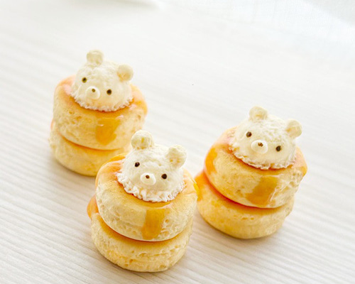 ♡くま焼き小籠包♡ フェイクフード キーホルダー チャーム フェイク