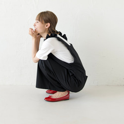 ﾓﾘﾉｶﾞｯｺｳ フリーサイズ 大人かわいい♡フリルサロペットパンツ (ブラック)｜mg-sp03-bk 17枚目の画像