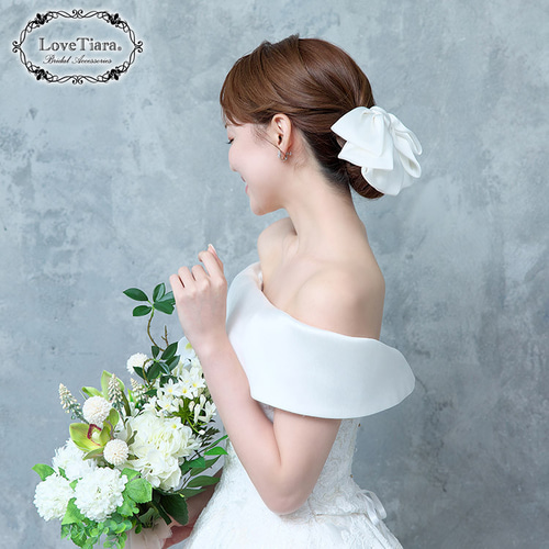 ヘッドドレス【ブリスリボン】H-183|花嫁 結婚式 ウエディング