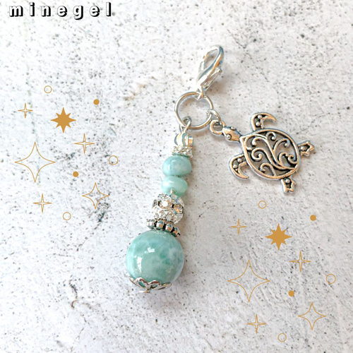 みゆママ様】天然石 ムーンストーン 秋桜 じゃれ猫 レジン チャーム