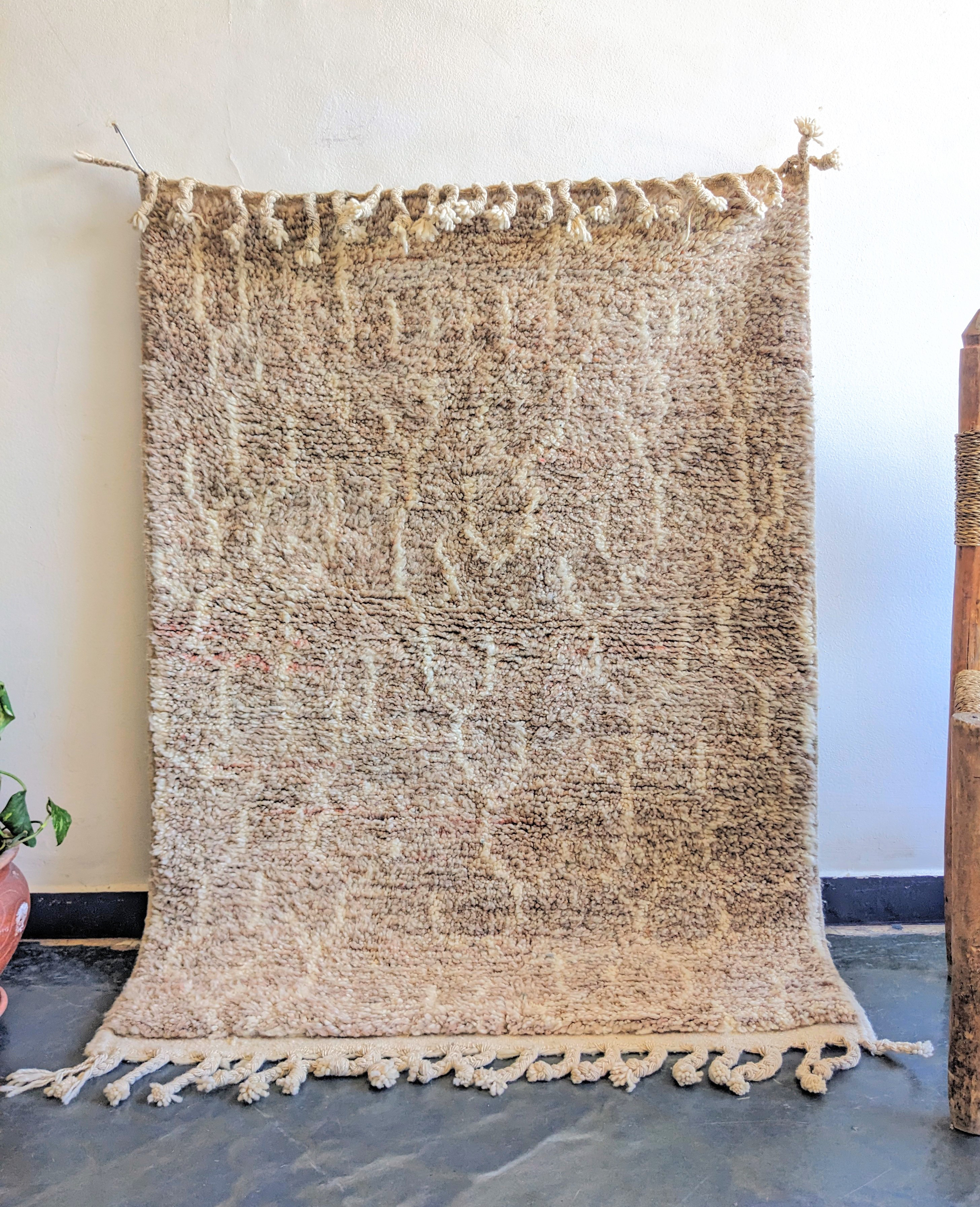 【新品/未使用】モロッコラグ-ベニワレンラグ-No12 101×140 【新品/未使用】モロッコラグ-ベニワレンラグ-No12 101×140