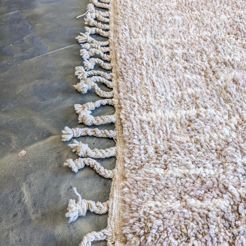 本物のベニワレンラグ-No12 101×140 モロッコ ピンク カーペット 絨毯