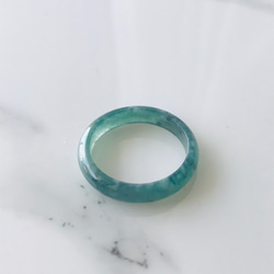[R138-006］翡翠　くりぬき　リング　天然石　グアテマラ産　22号 R100-010］ ジェイド JADE ヒスイ 本翡翠 くりぬき リング 天然石