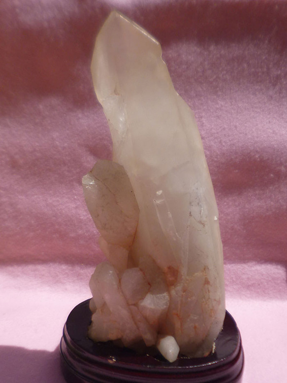 ピンクレムリアンシード 巨大水晶 ポイント クリスタル464 