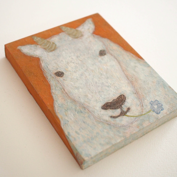 原画作品　＊「 シロイワヤギさん 」 木材 A1517625497(11700円)