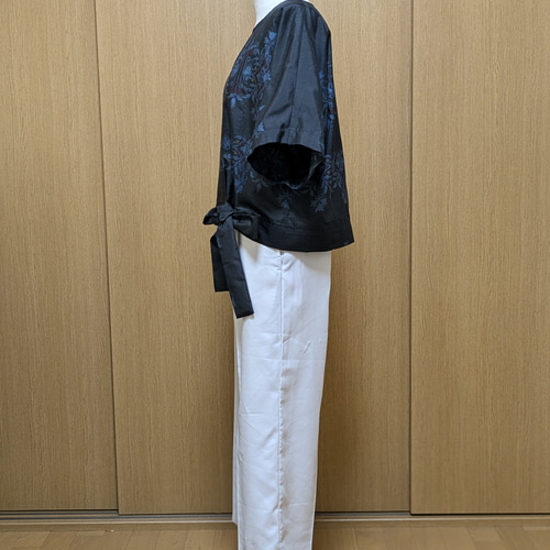 SOLD 着物リメイク ブラウス 大島紬 FREE SIZE ブラウス さら SOLD 着物リメイク ブラウス 大島紬 FREE SIZE ブラウス さら