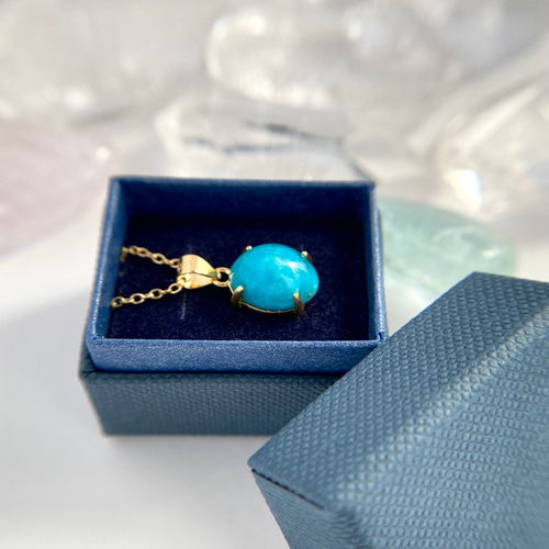 天然トルコ石(ターコイズ)ネックレス☆アリゾナ州キングマン産産原石