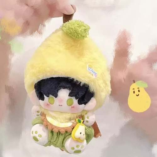 10/15cm着せ替えぬいぐるみ服 果物パーティセット 6種類 着せ替え人形