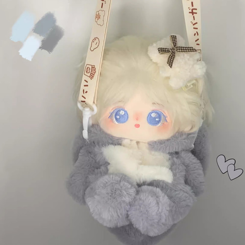 10/15/20cm着せ替えぬいぐるみ服 ミミパジャマ 3色 着せ替え人形