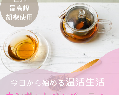 胡椒のハーブティー【世界一の胡椒で作ったカンポットペッパー 胡椒のハーブティー【世界一の胡椒で作ったカンポットペッパー