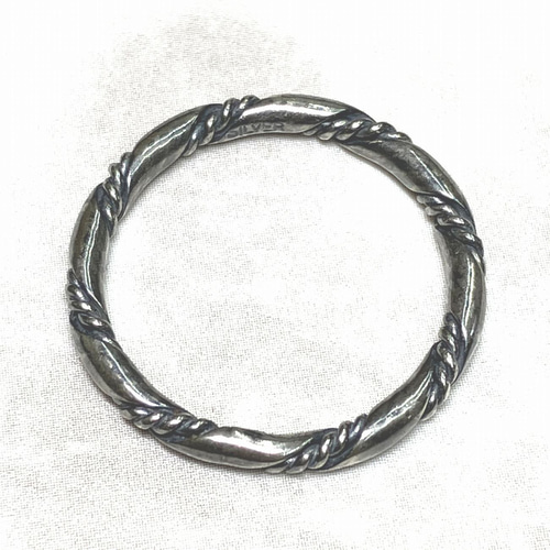 シルバーリング○絡みワイヤー○銀古美○silver925 / SR-6229-AS 指輪