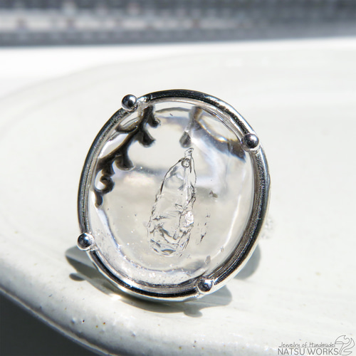 水入り水晶 リング / Enhydro Quartz Ring 2 指輪・リング NATSU