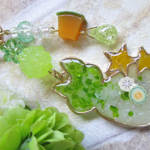 メロン にゃんこかき氷チャーム