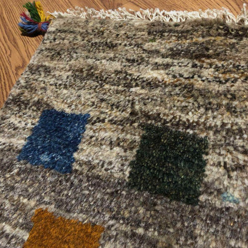 ギャッベ ペルシャ絨毯 53x77cm ギャベ 玄関マット 手織り ラグ 絨毯 ペルシャギャッベ (ギャベ) 玄関マット No:GP-530 カーペット