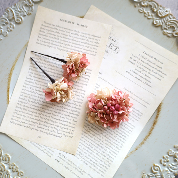 cinnamon様 本物フラワー1輪タイプ 髪飾り 卒業 入学 ブライダル