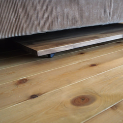 【数量限定/送料無料/即日納品】パイン材の折りたたみテーブル90×45 テーブル/リビングテーブル机/ローテーブル 5枚目の画像