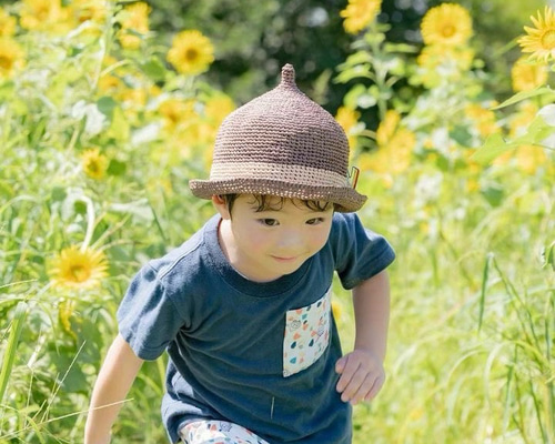 男の子 麦わら帽子 麦わら ベビー キッズ 帽子 ベビー帽子 キッズ帽子