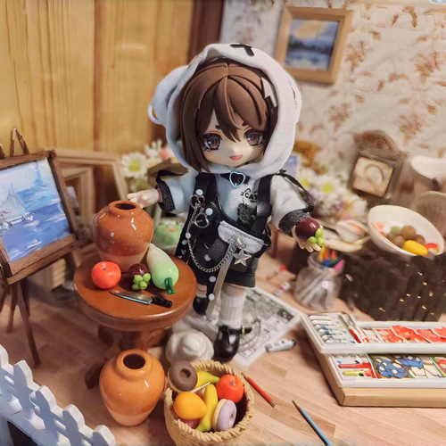 オビツ11などの1/12素体服 ドール服 カジュアルウェア 06 その他人形
