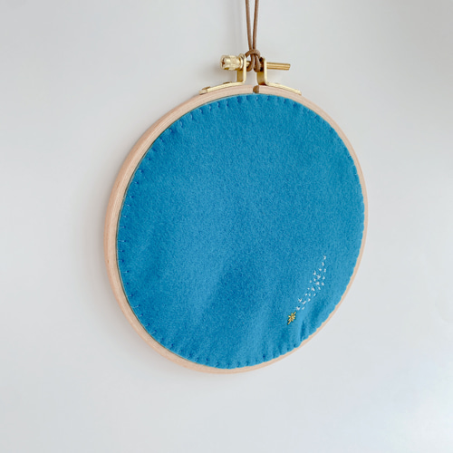 100%手作り刺繍  ♡壁に飾り♡   新品 Easy embroidery of your favorite idol using 100 yen store