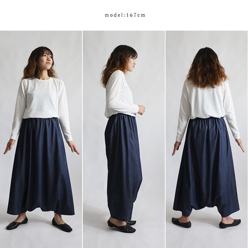 サルエルパンツ☆ハンドメイド(192番)専用です 夏PRICE 95cm 誰にでも似合う サルエル パンツ