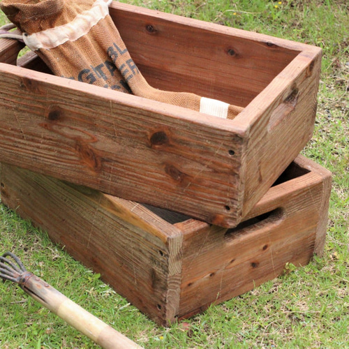 アンティーク　ベジタブルボックス ツールボックス ガーデニングボックス フリーボックス