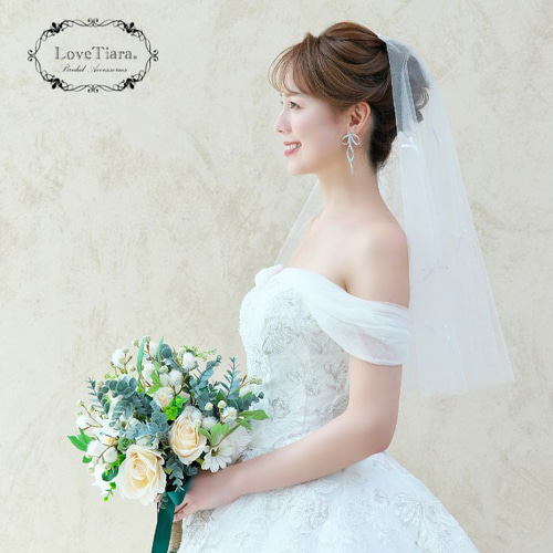 リボンベール VSR-01|花嫁 結婚式 ウエディング 韓国風 かわいい リボンベール VSR-01|花嫁 結婚式 ウエディング 韓国風 かわいい