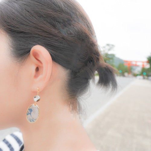 葛飾北斎の浮世絵✴︎《富嶽三十六景》神奈川沖浪裏モチーフ旅先の色  