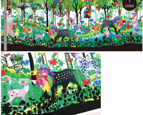 ホラグチカヨハンドメイド入学入園猫ヒョウオーダー
