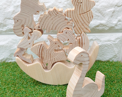 MARUKU ARTS AND CRAFTS 置物 木工アート Woman&Dog その他置物 makochin 通販 17696759