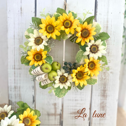 ひまわり（向日葵） リース のおすすめ人気通販｜Creema(クリーマ