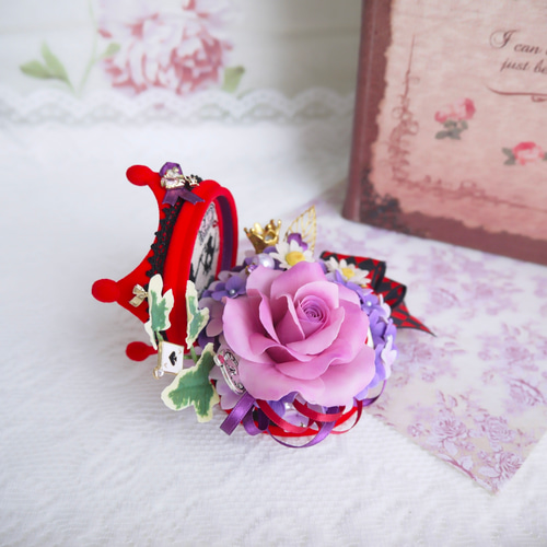 クレイフラワー♣︎♡不思議の国のアリス♠︎◇フラワーアレンジメント