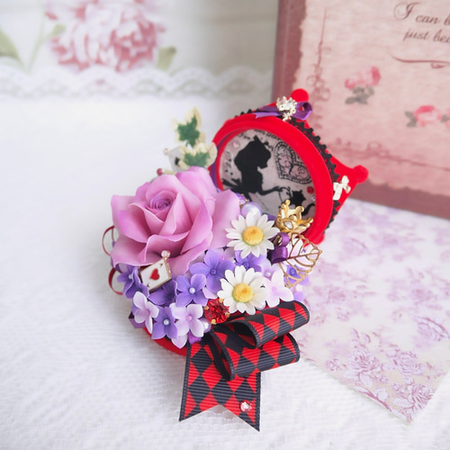 クレイフラワー♣︎♡不思議の国のアリス♠︎◇フラワーアレンジメント