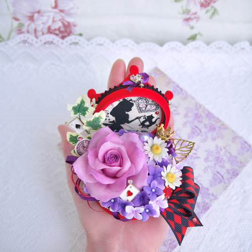 クレイフラワー♣︎♡不思議の国のアリス♠︎◇フラワーアレンジメント