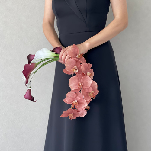 結婚式 ウェディングブーケ 前撮り バレリーナブーケ ブーケ