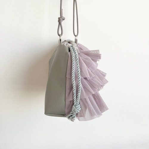 srnmam様♡チュールパール付きヌビショルダーバッグ srnmam様