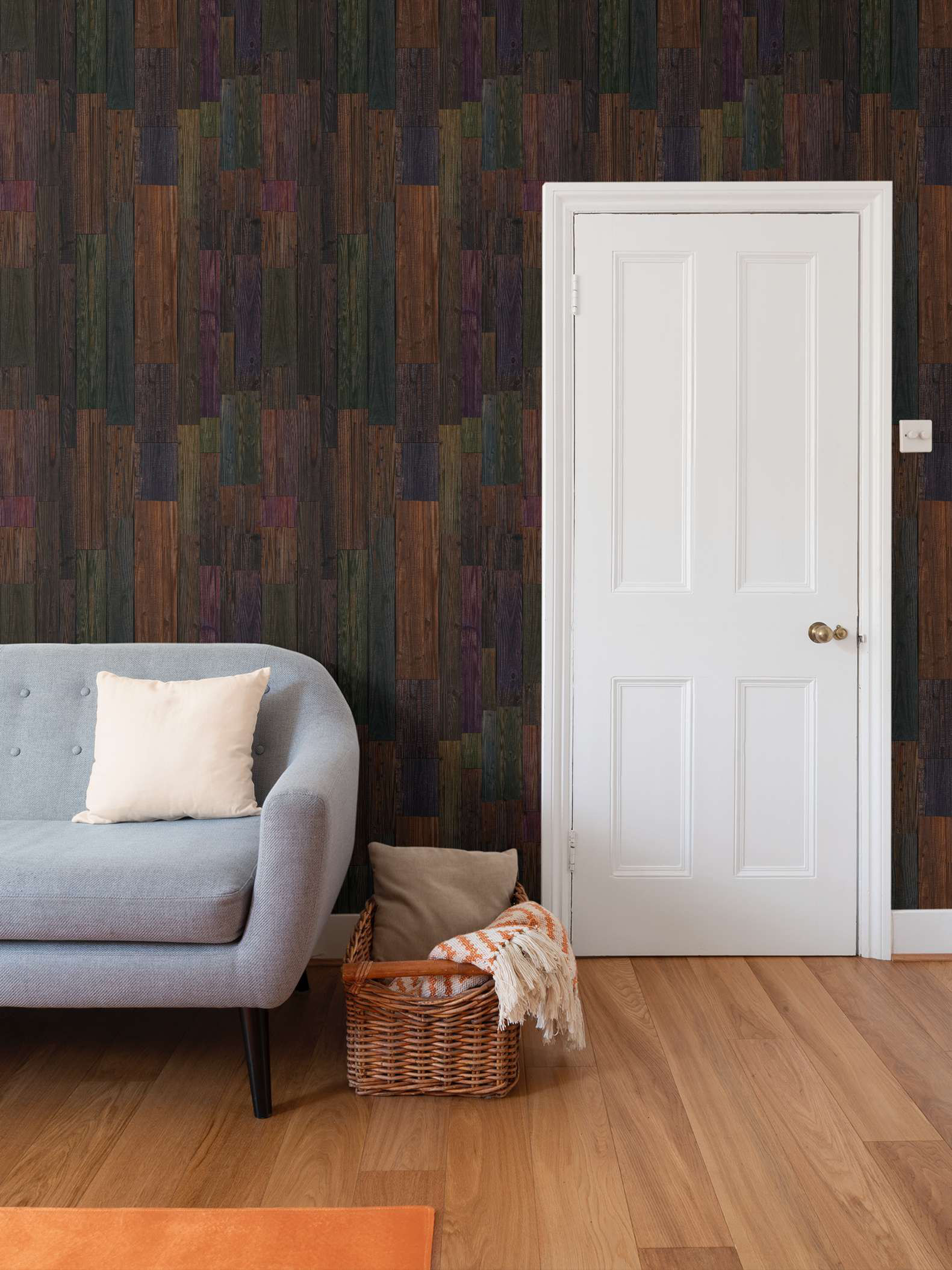 [62×250cm] 味のある色合いが渋い木目調 壁紙クロス 13,213円