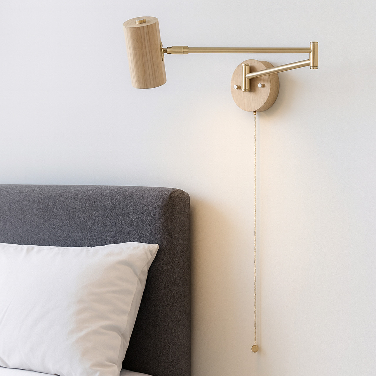 大正レトロスタイル 北米産アッシュウッド ウォールランプ 職人手作り 187LW