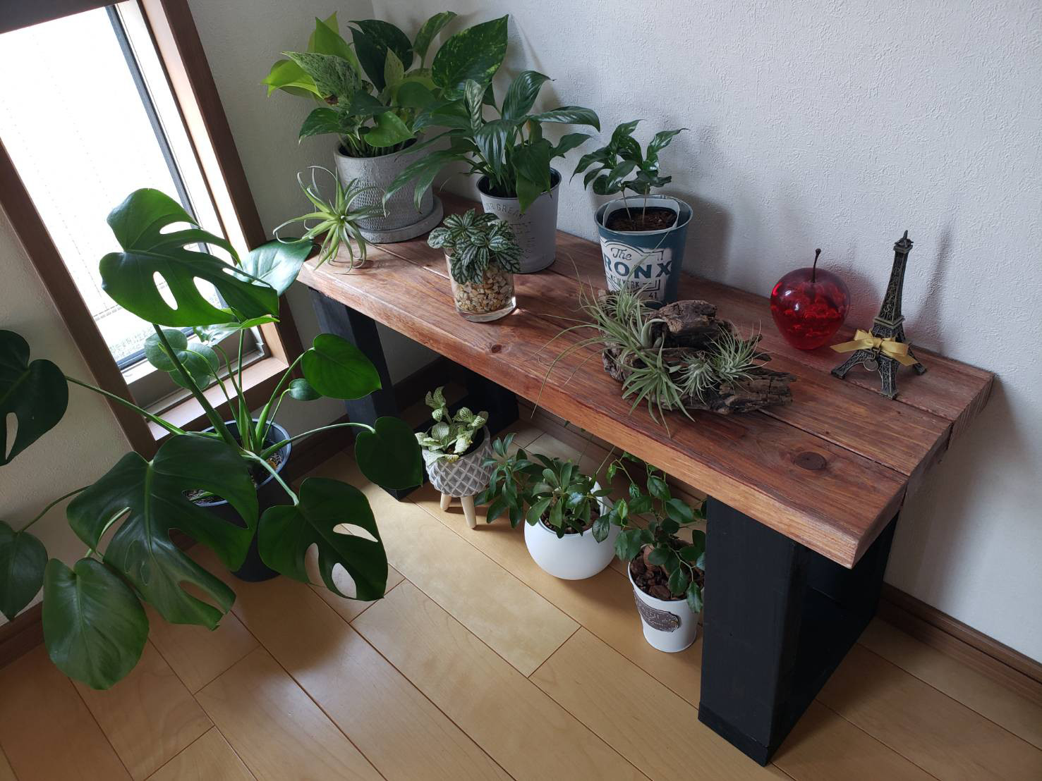 110✕36 木製カウンターテーブル アンティーク 木目調 カウンター