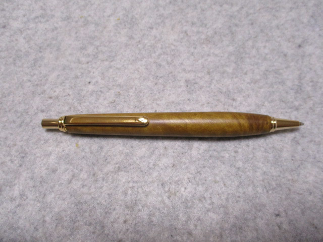 アマダイダイ(甘橙)バール　金襴杢　インド産　オイル仕上げ　シャープペンシル(0.5ミリ用) 9,240円