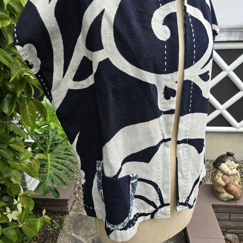 着物リメイク 手作り 筒描き ベスト ロングパンツ hanahukujun 通販  