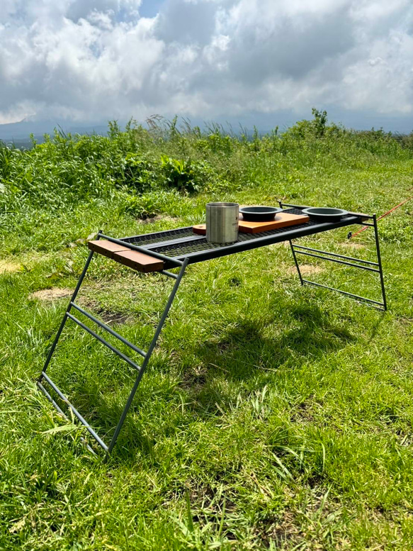 アイアン家具 キャンプラック テーブル ベンチ オーダーメイド