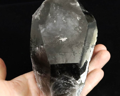 【 天然 黒水晶 モリオン 原石 クラスター 中国 山東省産 長石 ポイント 】 山東省産モリオンクラスター/Morion (黒水晶)