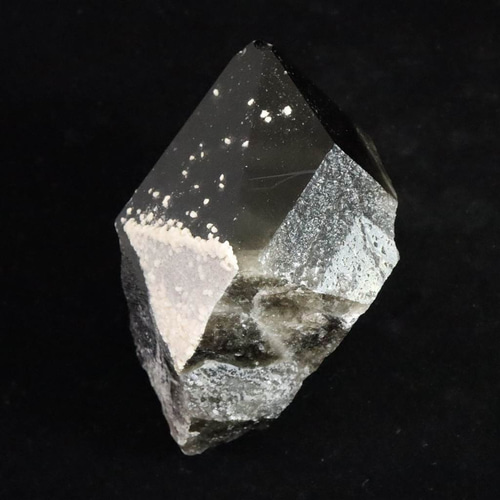 中国山東省産 黒水晶 モリオン 103mm ポイント原石 438g #91505 天然石