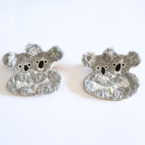 beccoさん コアラと蝶の刺繍ブローチ beccoさん コアラと蝶の刺繍ブローチの通販はau PAY マーケット - 輸入