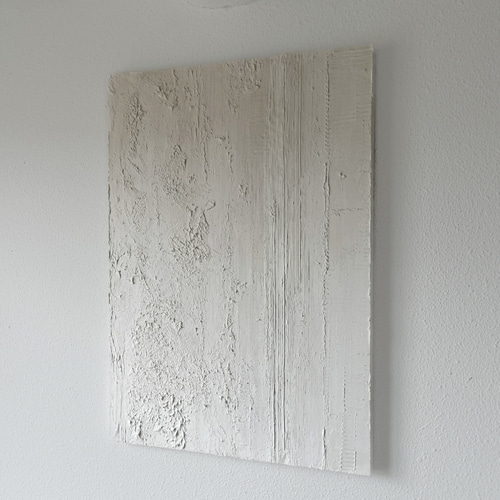 Blank 】 2枚組 (515×364mm) 白い絵 絵画 アートパネル ホテルライク