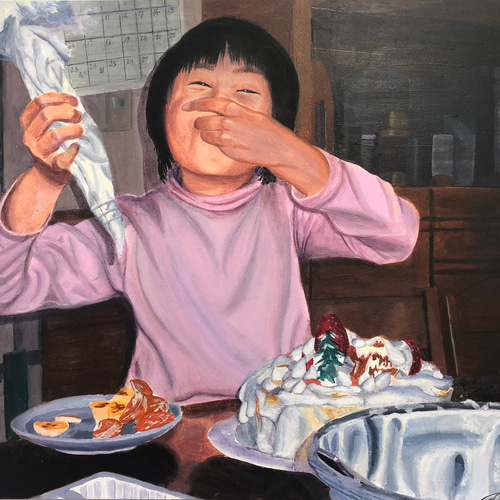 肖像画 風景画】家族 ペット 思い出 イラスト リアルイラスト