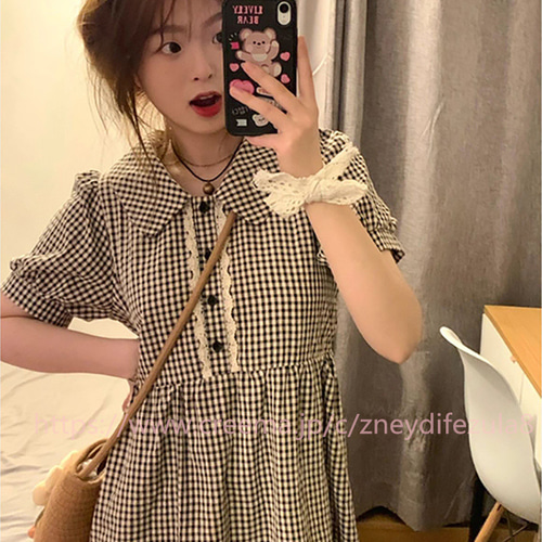 極美品★2024AW ルネ Checkered Dress ワンピース 38 極美品☆2024AW ルネ Checkered Dress ワンピース 38