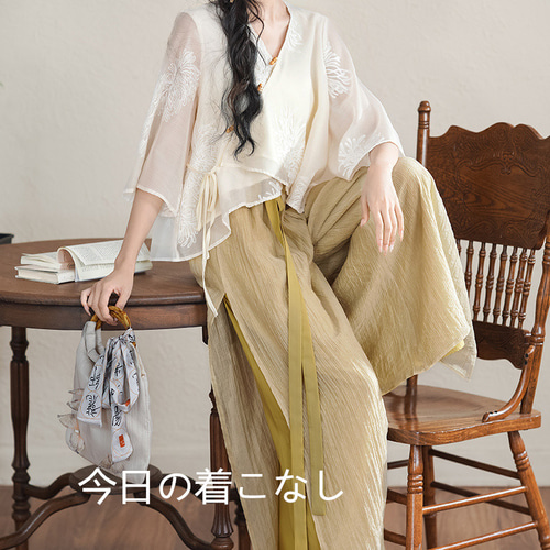 夏ワンピース、新作2024/母の日ギフト/春/夏/秋 婦人服2024夏の国風 