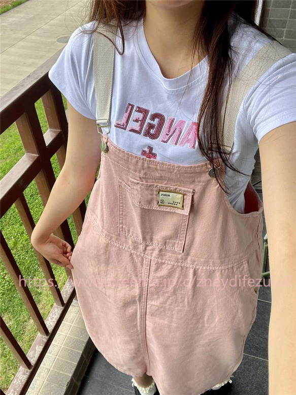 森系オーバーサイズサロペットスカート夏の薄手太った妹の減齢ゆったり